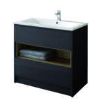 Lucca Floor Standing Unit - 800mm, Anthracite