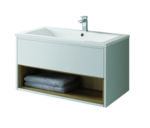 Lucca Wall Hung Unit - 800mm, Matt Dove Grey