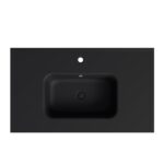 R Series Ceramic Basin - 800mm, Black