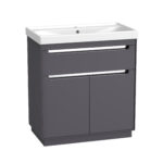 Acumen Floor Mounted Unit - 800mm, Storm Grey
