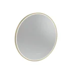 Alderbury Illuminated Circular Mirror - 800mm, Brushed Brass