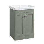 Marston Floor Standing Unit - 600mm, Laurel Green