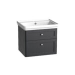 Marston Wall Hung Unit - Matt Black