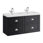 Clayton Wall Mounted Unit - 1200mm, Graphite Ash