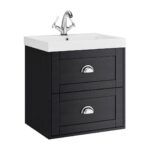 Clayton Wall Mounted Unit - 600mm, Graphite Ash