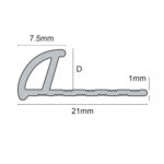 ETR PVC Round Edge Trim Regular Follow-up