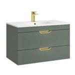 Madison Wall Mounted Unit - 800mm, Sage Green Matt
