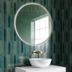 Kaci LED Mirror - 800mm, Brushed Brass