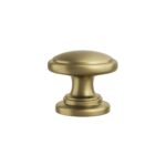 Clayton Round Knob - Brushed Brass