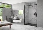 ORO Side Panel Bright Silver With Clear Glass - 1200mm