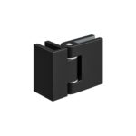 Emmi Wetroom Flipper Panel Hinges - Black