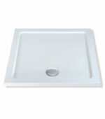 Slip Resistant White Shower Tray - Square, 900x900mm
